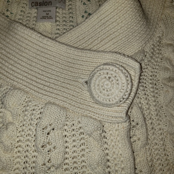 Caslon Off White Sweater wrap - Picture 3 of 6